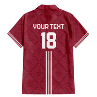 Custom Latvia Football Family Matching Mermaid Dress and Hawaiian Shirt Latvijas Go Champion Folk Pattern