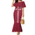 Custom Latvia Football Family Matching Mermaid Dress and Hawaiian Shirt Latvijas Go Champion Folk Pattern