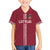 Custom Latvia Football Family Matching Off Shoulder Short Dress and Hawaiian Shirt Latvijas Go Champion Folk Pattern