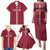 Custom Latvia Football Family Matching Puletasi and Hawaiian Shirt Latvijas Go Champion Folk Pattern