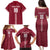 Custom Latvia Football Family Matching Puletasi and Hawaiian Shirt Latvijas Go Champion Folk Pattern