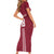Custom Latvia Football Family Matching Short Sleeve Bodycon Dress and Hawaiian Shirt Latvijas Go Champion Folk Pattern