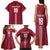 Custom Latvia Football Family Matching Tank Maxi Dress and Hawaiian Shirt Latvijas Go Champion Folk Pattern