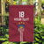 Custom Latvia Football Garden Flag Latvijas Go Champion Folk Pattern