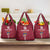 Custom Latvia Football Grocery Bag Latvijas Go Champion Folk Pattern