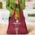 Custom Latvia Football Grocery Bag Latvijas Go Champion Folk Pattern