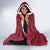 Custom Latvia Football Hooded Blanket Latvijas Go Champion Folk Pattern