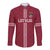 Custom Latvia Football Long Sleeve Button Shirt Latvijas Go Champion Folk Pattern
