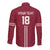Custom Latvia Football Long Sleeve Button Shirt Latvijas Go Champion Folk Pattern