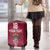 Custom Latvia Football Luggage Cover Latvijas Go Champion Folk Pattern