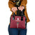 Custom Latvia Football Shoulder Handbag Latvijas Go Champion Folk Pattern