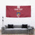 Custom Latvia Football Tapestry Latvijas Go Champion Folk Pattern