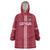 Custom Latvia Football Wearable Blanket Hoodie Latvijas Go Champion Folk Pattern