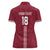 Custom Latvia Football Women Polo Shirt Latvijas Go Champion Folk Pattern