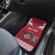 Personalized Latvia Car Mats Latvijas Republika Folk Pattern