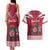 Personalized Latvia Couples Matching Tank Maxi Dress and Hawaiian Shirt Latvijas Republika Folk Pattern