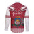 Personalized Latvia Family Matching Long Sleeve Bodycon Dress and Hawaiian Shirt Latvijas Republika Folk Pattern