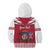 Personalized Latvia Kid Hoodie Latvijas Republika Folk Pattern