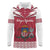 Personalized Latvia Long Sleeve Polo Shirt Latvijas Republika Folk Pattern
