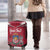 Personalized Latvia Luggage Cover Latvijas Republika Folk Pattern