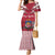 Personalized Latvia Mermaid Dress Latvijas Republika Folk Pattern