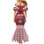 Personalized Latvia Mermaid Dress Latvijas Republika Folk Pattern