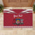 Personalized Latvia Rubber Doormat Latvijas Republika Folk Pattern