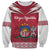 Personalized Latvia Sweatshirt Latvijas Republika Folk Pattern