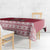 Personalized Latvia Tablecloth Latvijas Republika Folk Pattern