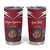 Personalized Latvia Tumbler Cup Latvijas Republika Folk Pattern