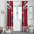 Personalized Latvia Window Curtain Latvijas Republika Folk Pattern