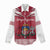 Personalized Latvia Women Casual Shirt Latvijas Republika Folk Pattern