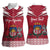 Personalized Latvia Women Sleeveless Polo Shirt Latvijas Republika Folk Pattern