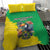 Brazil Coat Of Arms Bedding Set With Flag Style - Wonder Print Shop