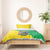 Brazil Coat Of Arms Bedding Set With Flag Style - Wonder Print Shop