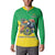 Brazil Coat Of Arms Button Sweatshirt With Flag Style - Wonder Print Shop