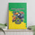 Brazil Coat Of Arms Canvas Wall Art With Flag Style - Wonder Print Shop