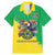 Brazil Coat Of Arms Family Matching Mermaid Dress and Hawaiian Shirt With Flag Style - Wonder Print Shop