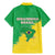 Brazil Coat Of Arms Family Matching Mermaid Dress and Hawaiian Shirt With Flag Style - Wonder Print Shop