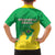 Brazil Coat Of Arms Family Matching Off The Shoulder Long Sleeve Dress and Hawaiian Shirt With Flag Style - Wonder Print Shop
