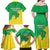 Brazil Coat Of Arms Family Matching Off Shoulder Maxi Dress and Hawaiian Shirt With Flag Style - Wonder Print Shop