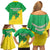 Brazil Coat Of Arms Family Matching Off Shoulder Short Dress and Hawaiian Shirt With Flag Style - Wonder Print Shop