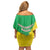 Brazil Coat Of Arms Family Matching Off Shoulder Short Dress and Hawaiian Shirt With Flag Style - Wonder Print Shop