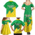 Brazil Coat Of Arms Family Matching Summer Maxi Dress and Hawaiian Shirt With Flag Style - Wonder Print Shop