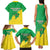 Brazil Coat Of Arms Family Matching Tank Maxi Dress and Hawaiian Shirt With Flag Style - Wonder Print Shop