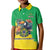Brazil Coat Of Arms Kid Polo Shirt With Flag Style - Wonder Print Shop