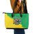 Brazil Coat Of Arms Leather Tote Bag With Flag Style - Wonder Print Shop