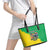 Brazil Coat Of Arms Leather Tote Bag With Flag Style - Wonder Print Shop