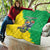 Brazil Coat Of Arms Quilt With Flag Style - Wonder Print Shop