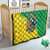 Brazil Coat Of Arms Quilt With Flag Style - Wonder Print Shop